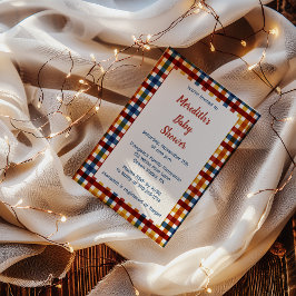 Pojke Shower Play Inbjudningar