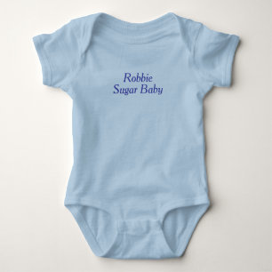 Pojke sleeper, koma och sött monogram t shirt