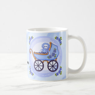 Pojke Sock monkey Buggy anpassningsbar mugg