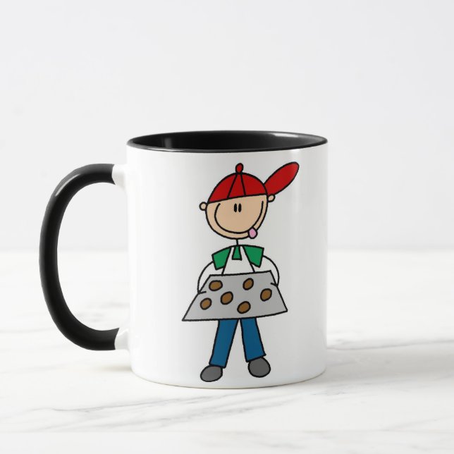 Pojke som bakar kakor-mugg mugg (Vänster)
