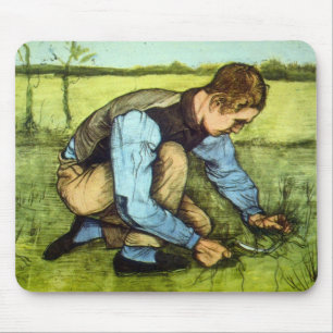 Pojke som skär gräs med skära av Vincent van Gogh Musmatta