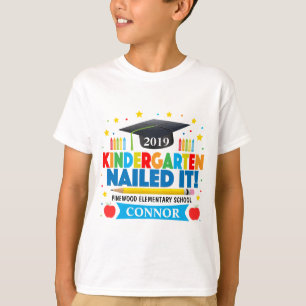 Pojke spikade sist dag av dagiset det T-tröja T Shirt