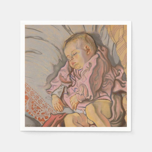 Pojke Spipande på Pillow Pappersservett (Framsidan)