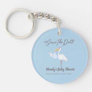Pojke Stork Blue Shower Spara datum
