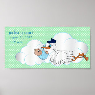 Pojke Stork Poster