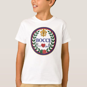 Pojke t-skjorta för Bocce logotyp T Shirt