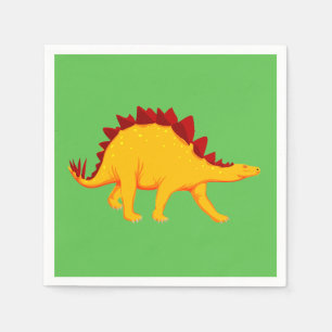 Pojke themed födelsedagsfest för dinosaur pappersservett