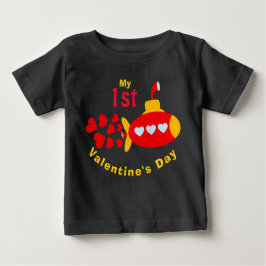 Pojke Valentindagen Cute Heart Subsea T Shirt
