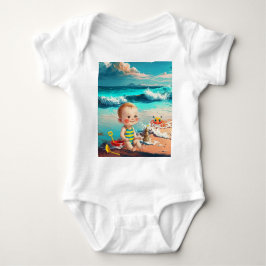 Pojke vid stranden t shirt