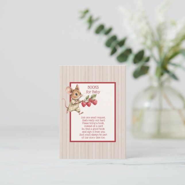 Pojke Woodland Animal Bokar för Baby Tilläggskort (Stående Fram)