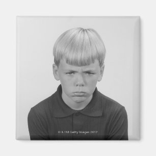 Pojkeansiktsuttryck Magnet