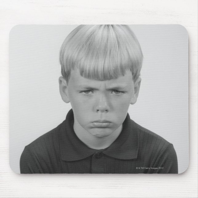 Pojkeansiktsuttryck Musmatta (Framsidan)