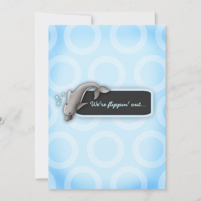 Pojkebaby shower för LGC | Flippin ut Inbjudningar (Framsida)