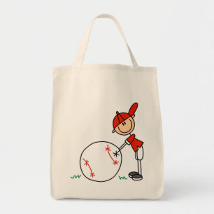 Pojkebaseball skräddarsy Tshirts och gåvor Tygkasse