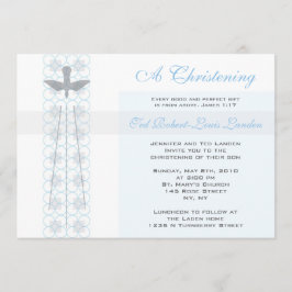 PojkeChristeninginbjudan Inbjudningar