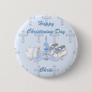 PojkeChristeningWish Knapp