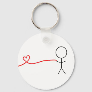 Pojkedel av att matcha par Keychain Nyckelring