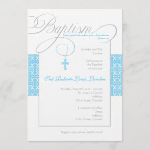 Pojkedopinbjudan Inbjudningar