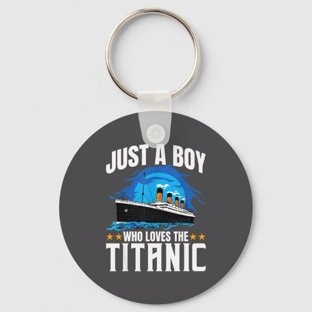Pojken älskar Titanic Nyckelring (Framsida)