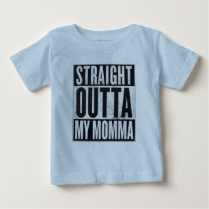 Pojken är Rak utanför min mamma Funny Kid Tee