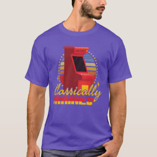 Pojken Arcade Gamer Retro Games i klassiskt regn T Shirt