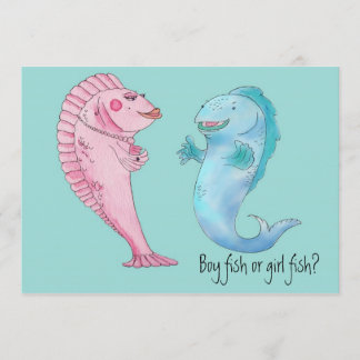 Pojken eller flickans Gender avslöjar inbjudan