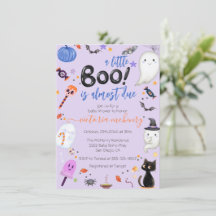 Pojken Ghost Little Boo är på grund av Halloween B