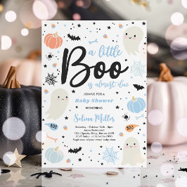 Pojken Ghost Little Boo är på grund av Halloween B Inbjudningar