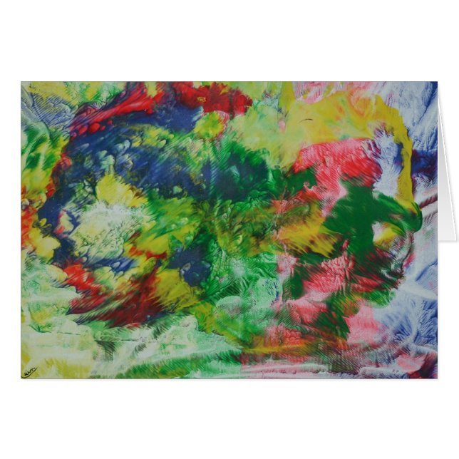 pojken hälsningskort (Framsidan Horizontal)