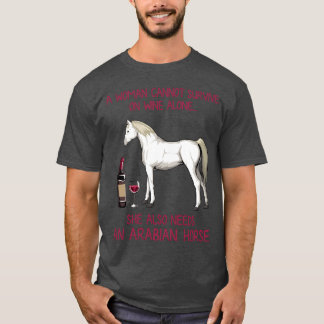 Pojken Horse Lover Vin Älskare T Shirt