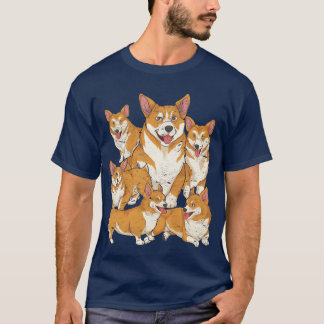 Pojken hund gift hund älskare Welsh Corgi T Shirt