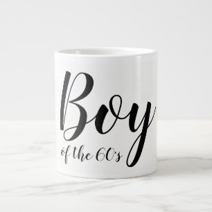 Pojken i 60-Elegantens typografi 1960-talet Jumbo Mugg