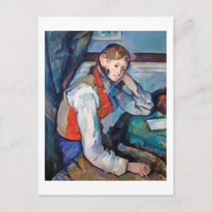 Pojken i den röda vesten, Cezanne Vykort