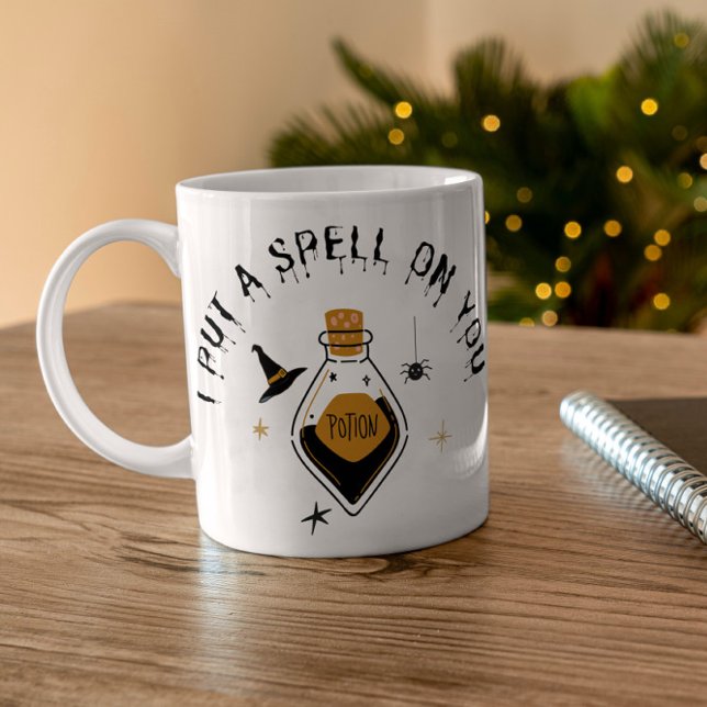 Pojken jag stavade på dig häxor Halloween Mugg (Skapare uppladdad)
