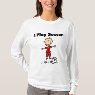 Pojken leker jag fotbollTshirts och gåvor Tröja