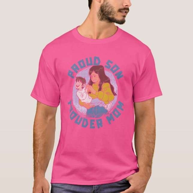Pojken mamma Mor T Shirt (Framsida)