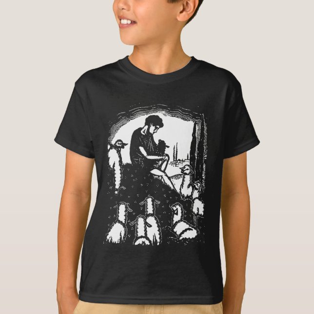 Pojken som grät vargen t-shirt (Framsida)