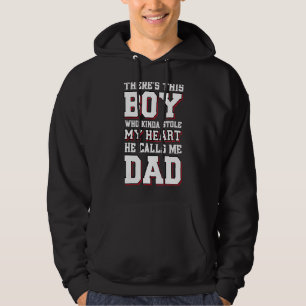 Pojken som slår mitt hjärta hon kallar mig Pappa Hoodie