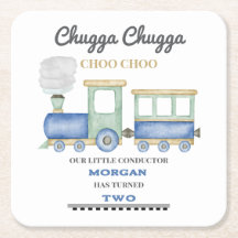 Pojkens 2-årsdag Blå Tåg Chugga Choo