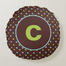 Pojkens Monogrammed Starry Natt i Brown