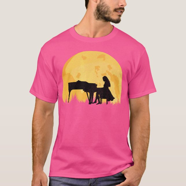 Pojkens pianopresent t shirt (Framsida)