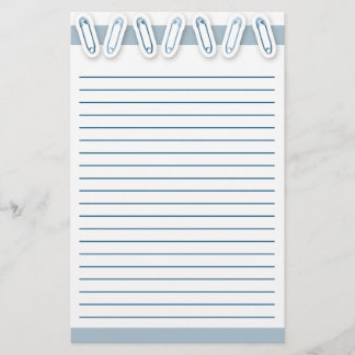 Pojkesäkerhetsnål Brevpapper