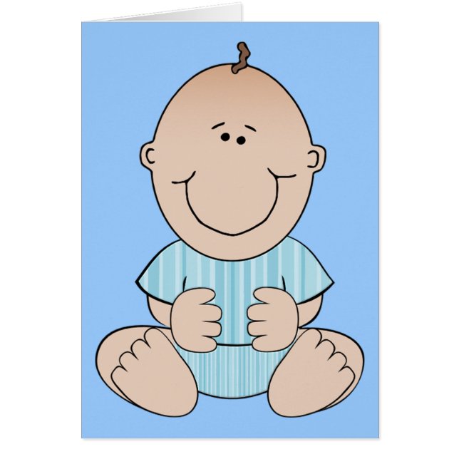 Pojkesitta Hälsningskort (Framsidan)