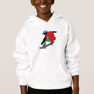 Pojkeskateboardhoodie Tee Shirt