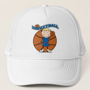 PojkeT-tröja och gåvor för BASKET blonda Truckerkeps