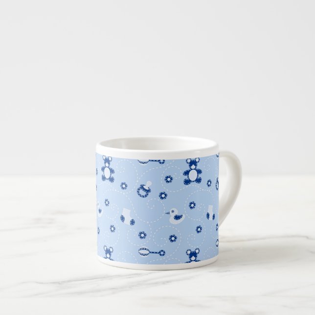 Pojketäckemönster Espressomugg (Framsida höger)