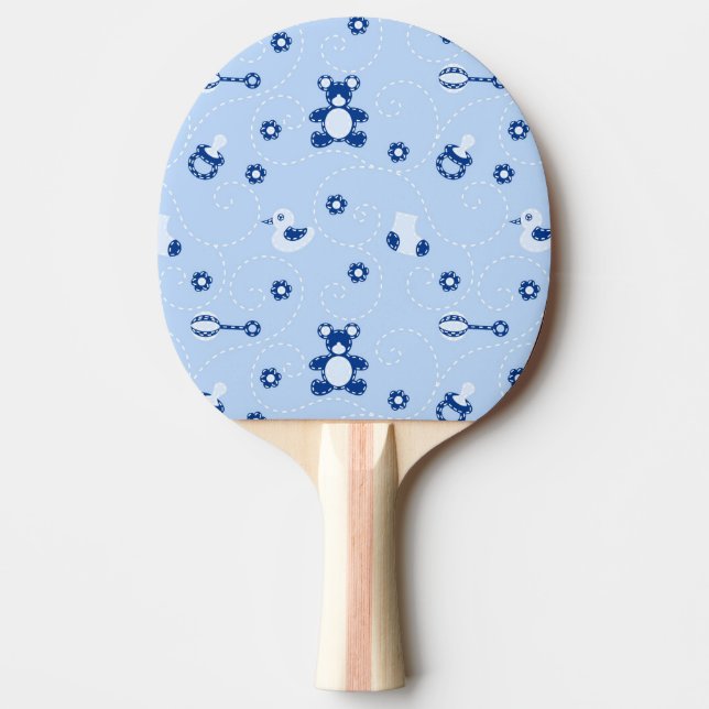 Pojketäckemönster Pingisracket (Framsidan)