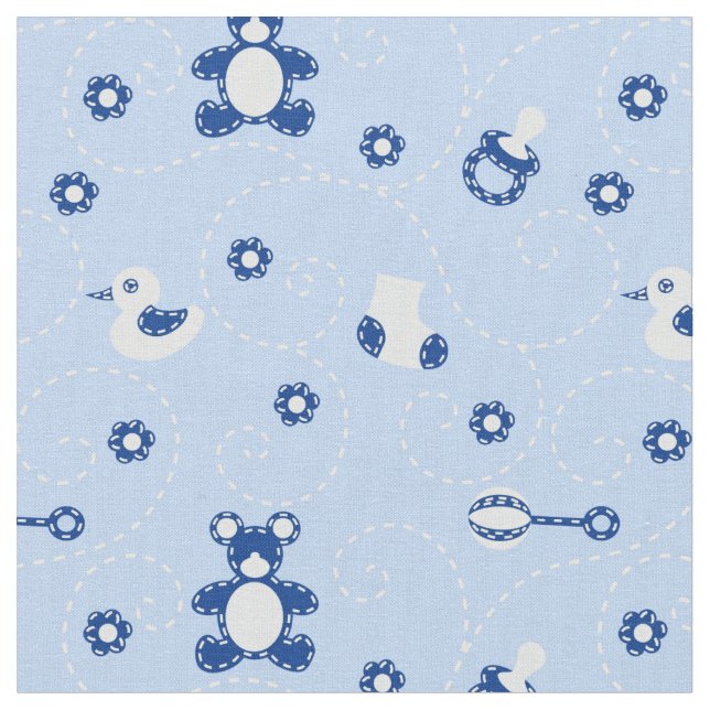 Pojketäckemönster Tyg (Närbild)