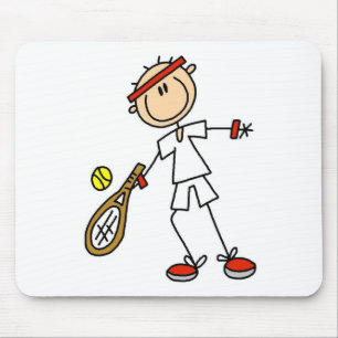 Pojketennisspelare Mousepad Musmatta