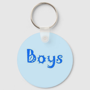 Pojketoalettkeychain Nyckelring